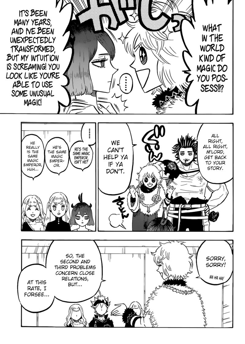 Black Clover Chapter 215 page 9 - Chapter 215: Three Problems