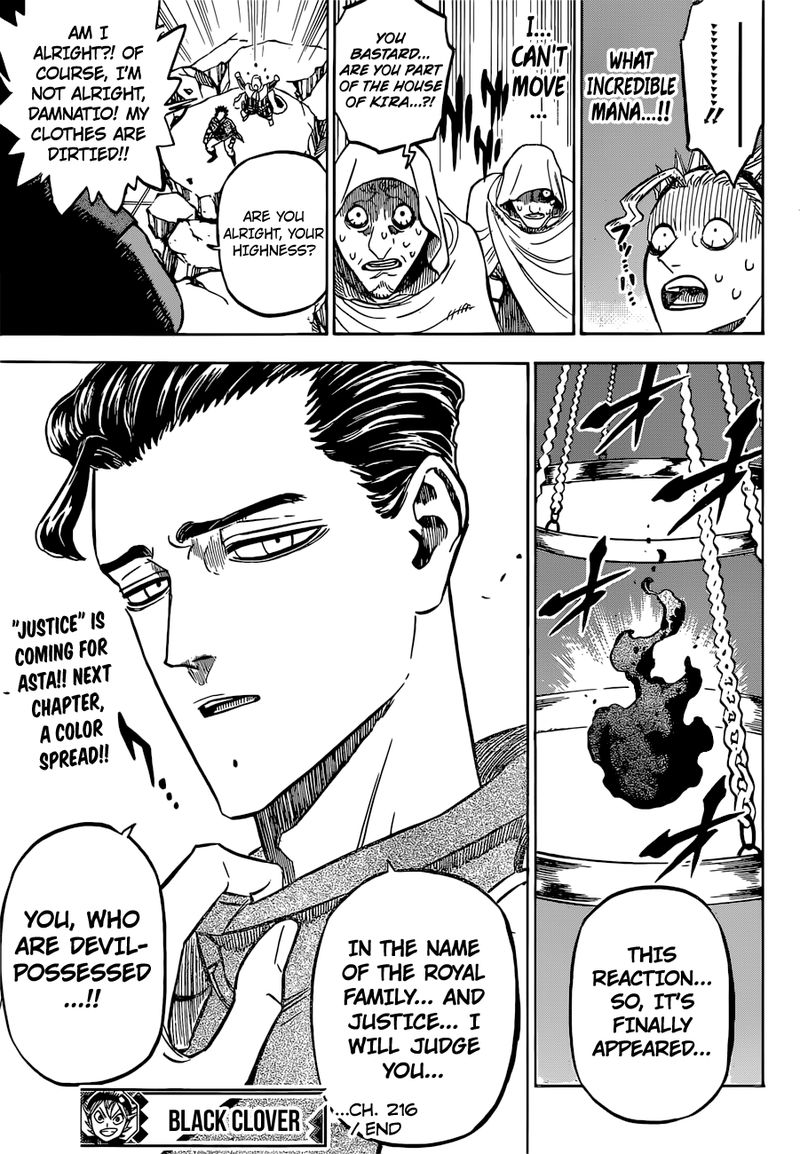 Black Clover Chapter 216 page 15 - Chapter 216: Power Balance