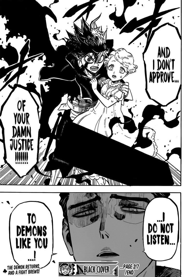 Black Clover Chapter 217 page 14 - Chapter 217: The Scales of Justice