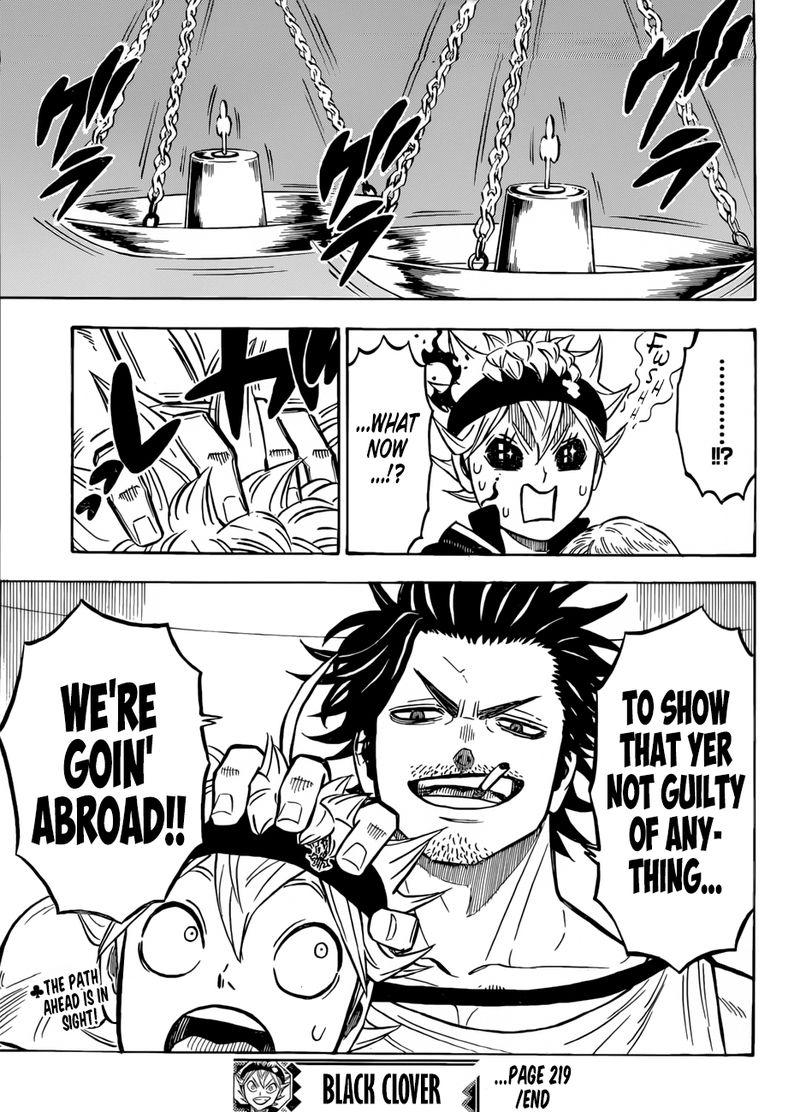 Black Clover Chapter 219 page 13 - Chapter 219: As Pitch Black as It Gets