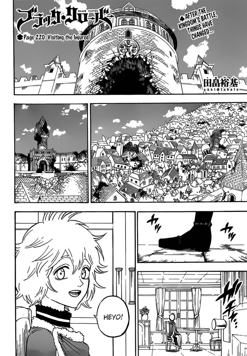 Black Clover Chapter 220 page 2 - Chapter 220: Visits