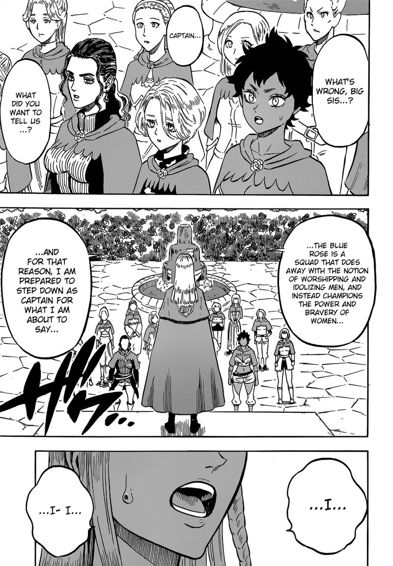 Black Clover Chapter 221 page 3 - Chapter 221: The Blue Rose's Confession