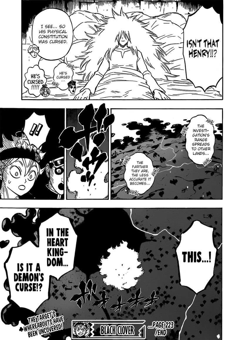 Black Clover Chapter 223 page 15 - Chapter 223: The Agrippa Family