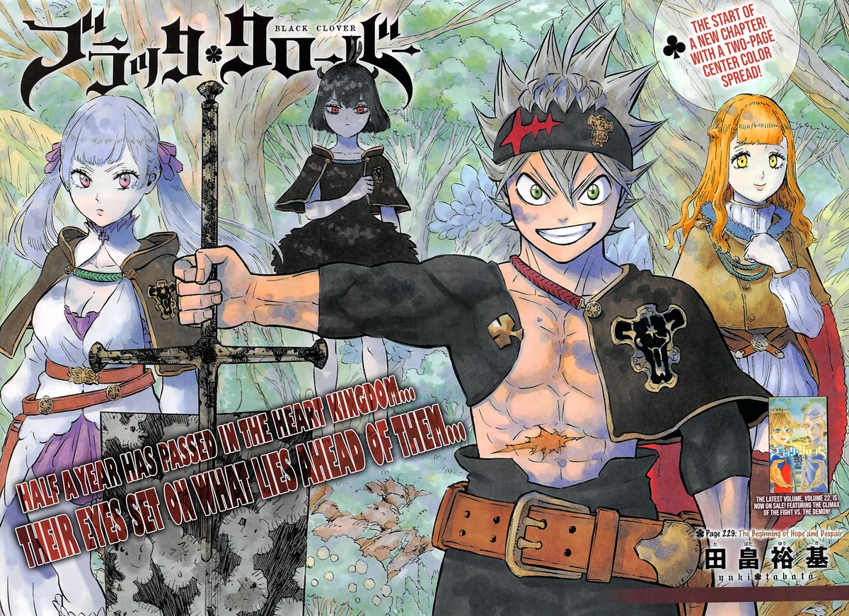 Black Clover Chapter 229 page 1 - Chapter 229: The Beginning of Hope and Despair