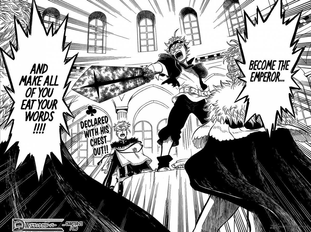 Black Clover Chapter 23 page 18 - Chapter 23: War Merits Conferment Ceremony