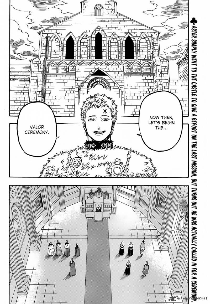 Black Clover Chapter 23 page 2 - Chapter 23: War Merits Conferment Ceremony