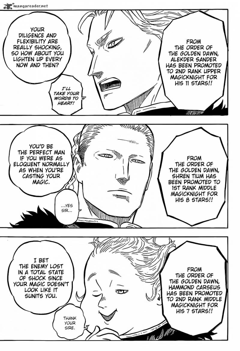 Black Clover Chapter 23 page 5 - Chapter 23: War Merits Conferment Ceremony
