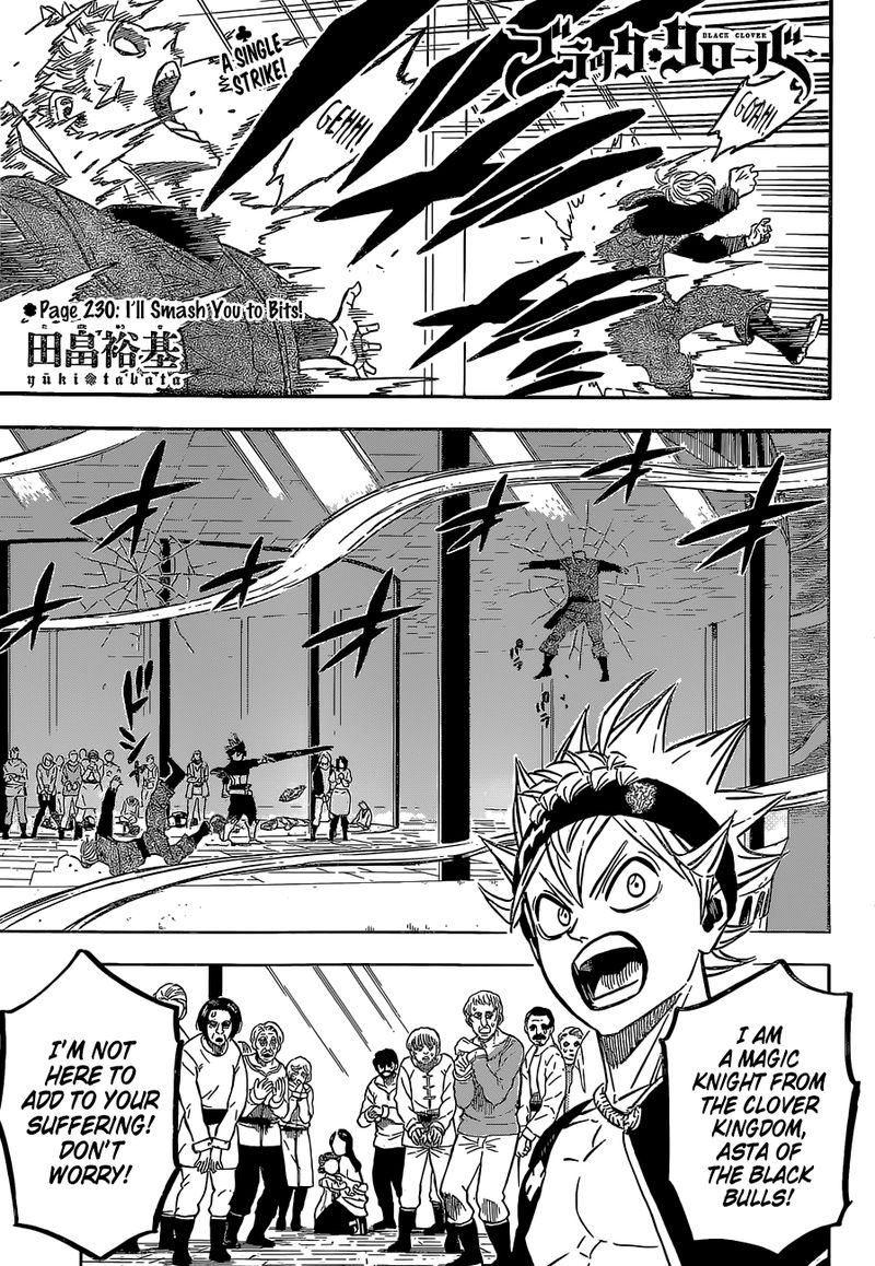 Black Clover Chapter 230 page 1 - Chapter 230: I'll Crush You