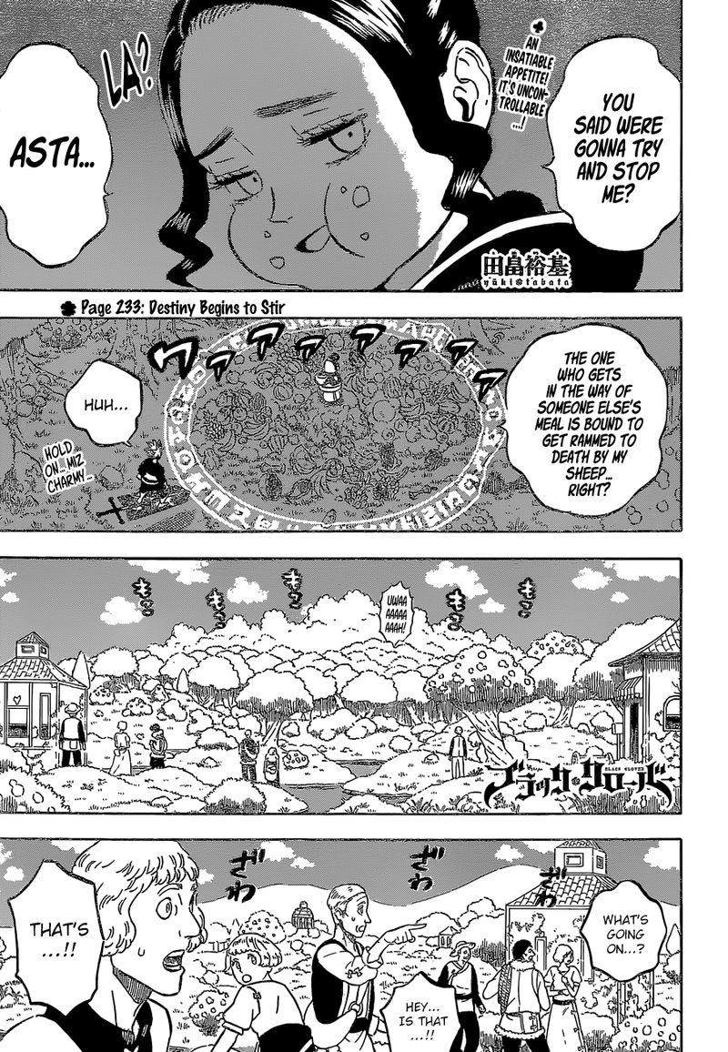 Black Clover Chapter 233 page 1 - Chapter 233: Fate Begins to Move