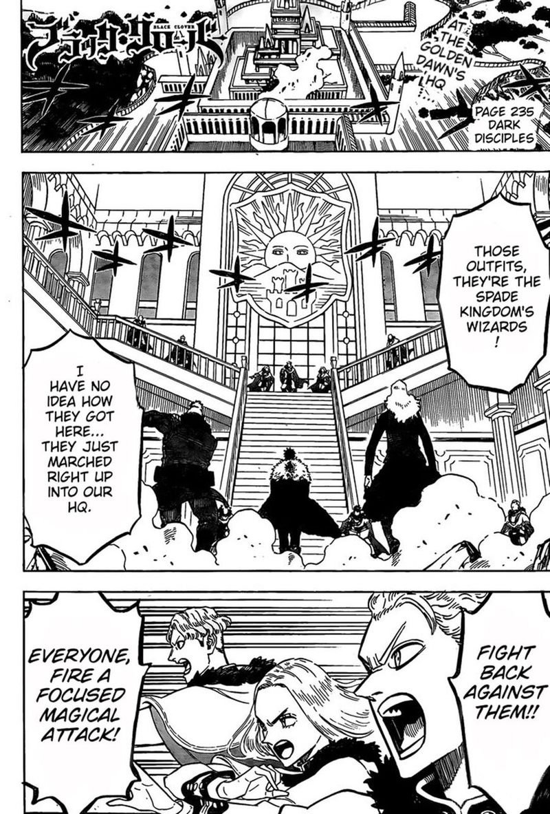 Black Clover Chapter 235 page 2 - Chapter 235: Dark Disciples
