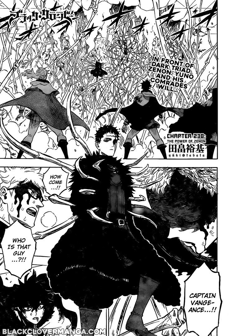 Black Clover Chapter 238 page 1 - Chapter 238: Zenon's Power