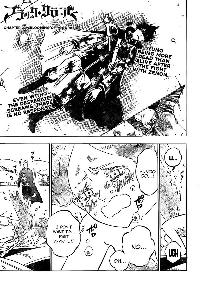 Black Clover Chapter 239 page 1 - Chapter 239: Budding of Yggdrasil