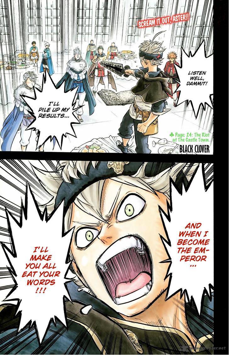 Black Clover Chapter 24 page 3 - Chapter 24: Royal Capital Riot