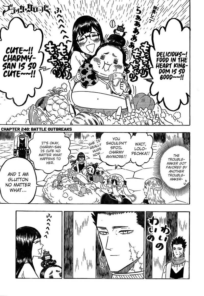 Black Clover Chapter 240 page 1 - Chapter 240: The Great War Breaks Out