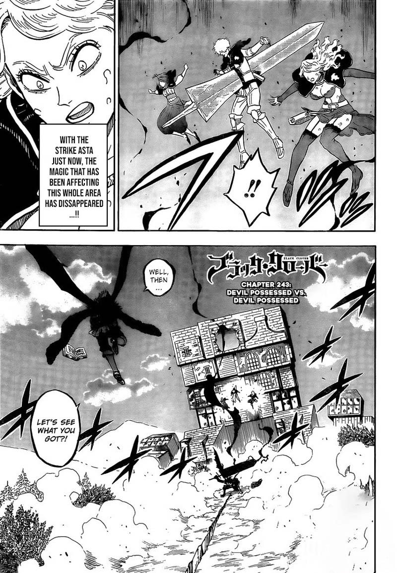 Black Clover Chapter 243 page 1 - Chapter 243: Devil Host vs. Devil Host