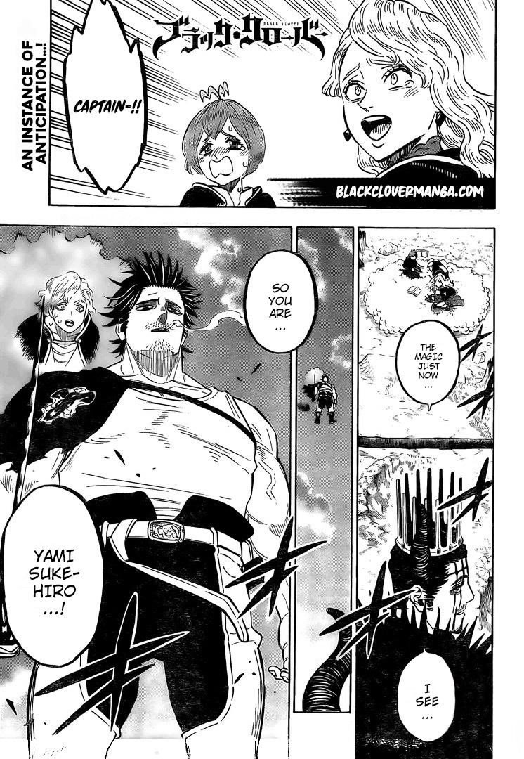 Black Clover Chapter 245 page 1 - Chapter 245: Dante vs. the Captain of the Black Bulls