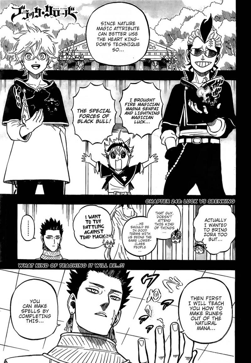 Black Clover Chapter 248 page 1 - Chapter 248: Luck vs. Svenkin