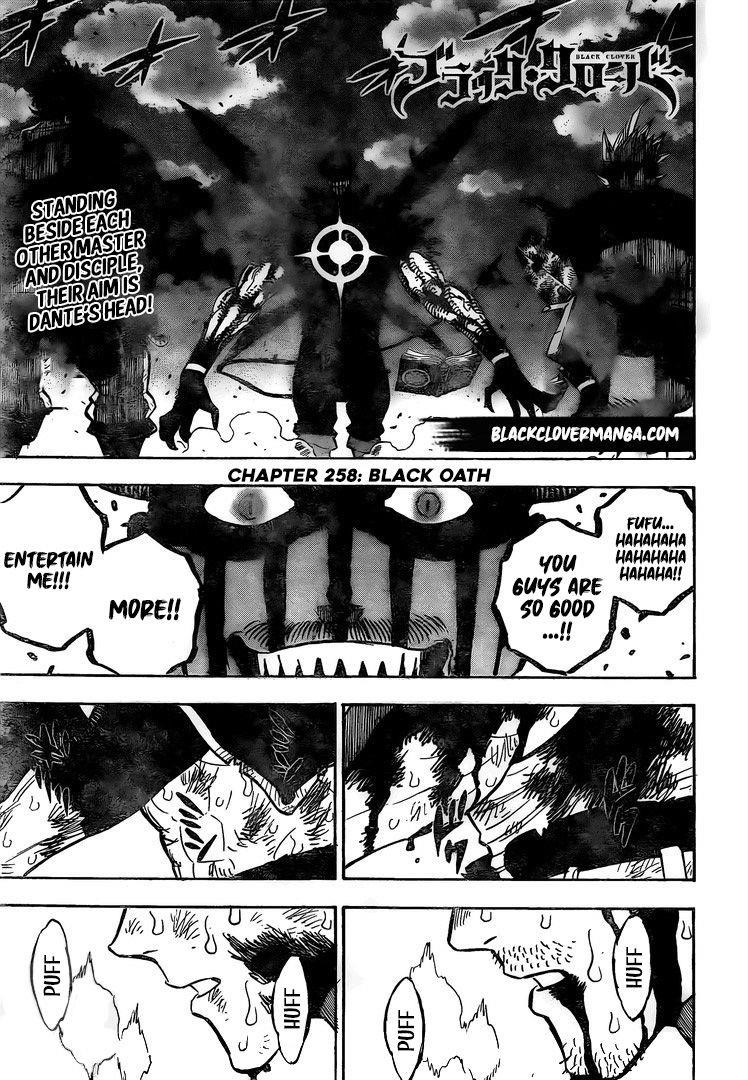 Black Clover Chapter 258 page 1 - Chapter 258: Black Oath