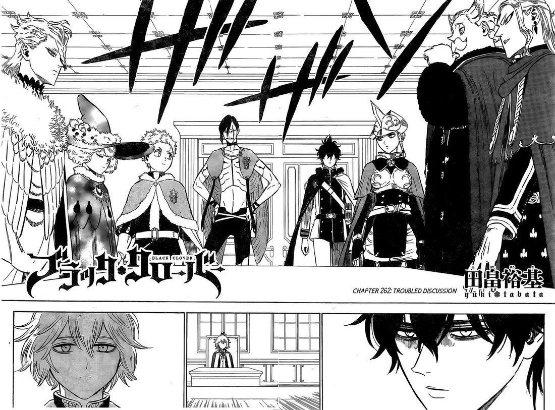 Black Clover Chapter 262 page 6 - Chapter 262: A Turbulent Conference