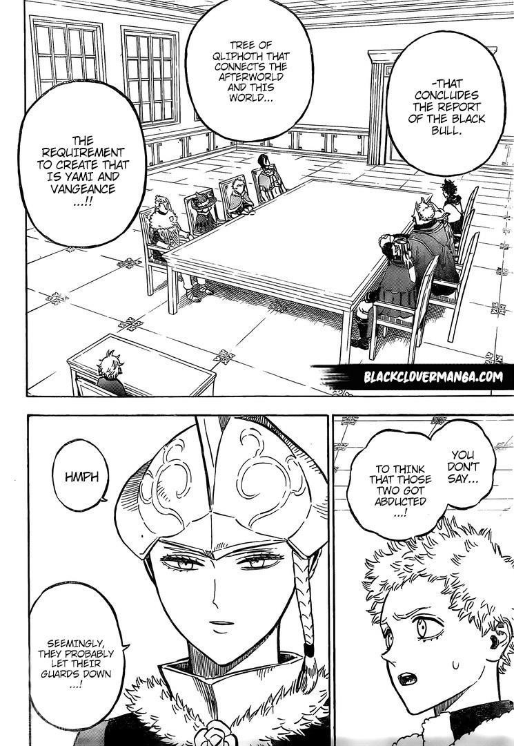 Black Clover Chapter 262 page 7 - Chapter 262: A Turbulent Conference
