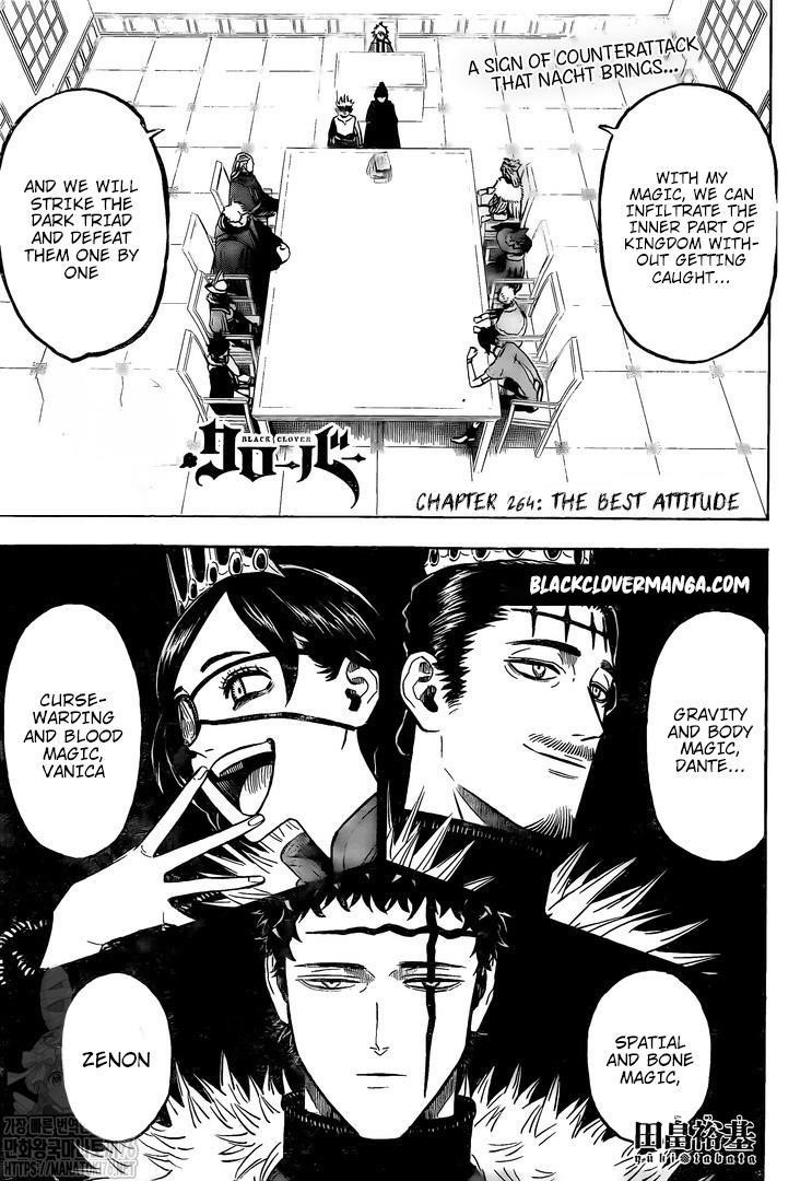 Black Clover Chapter 264 page 1 - Chapter 264: Stirrings of the Strongest