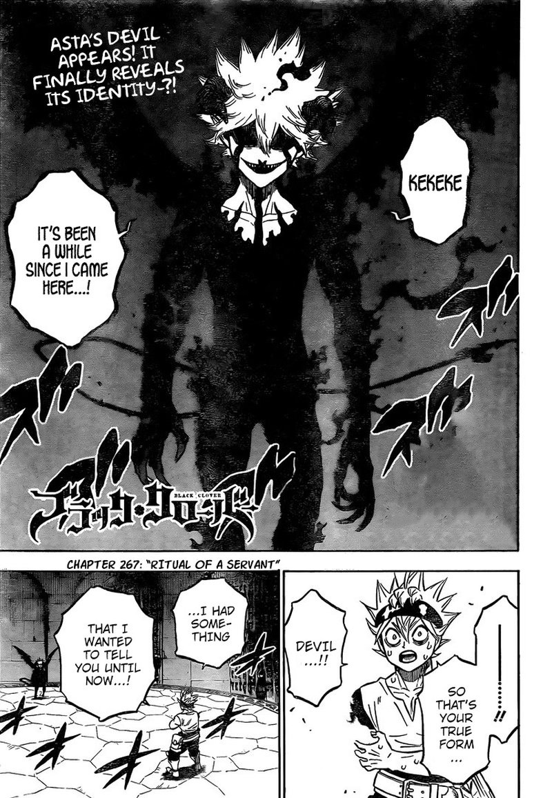 Black Clover Chapter 267 page 1 - Chapter 267: The Devil-Binding Ritual