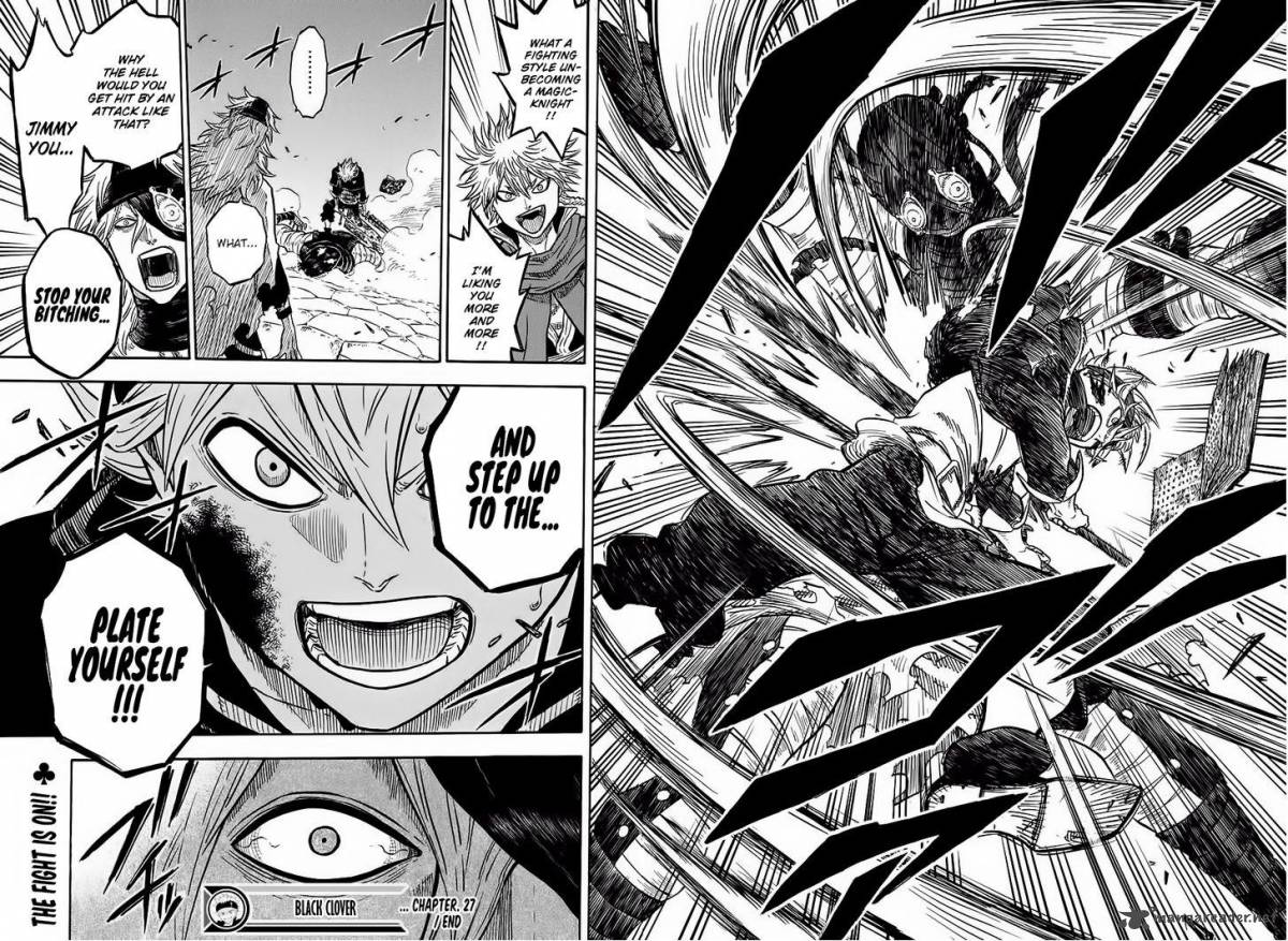 Black Clover Chapter 27 page 18 - Chapter 27: We Can Get Stronger