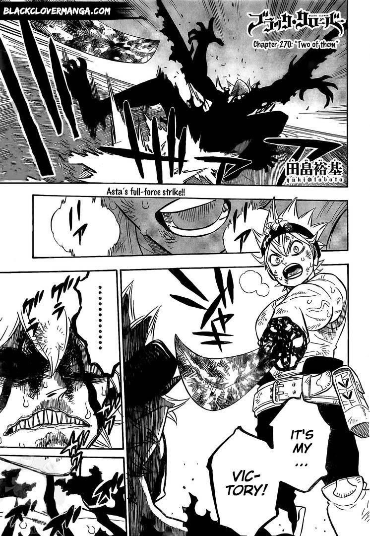 Black Clover Chapter 270 page 1 - Chapter 270: Together