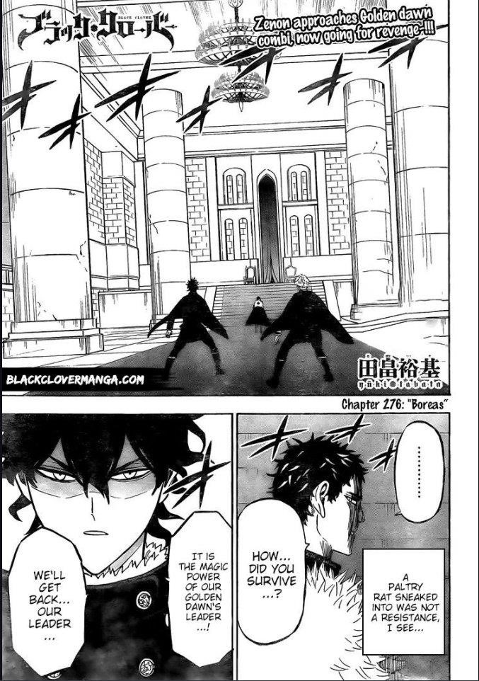 Black Clover Chapter 276 page 1 - Chapter 276: Boreas