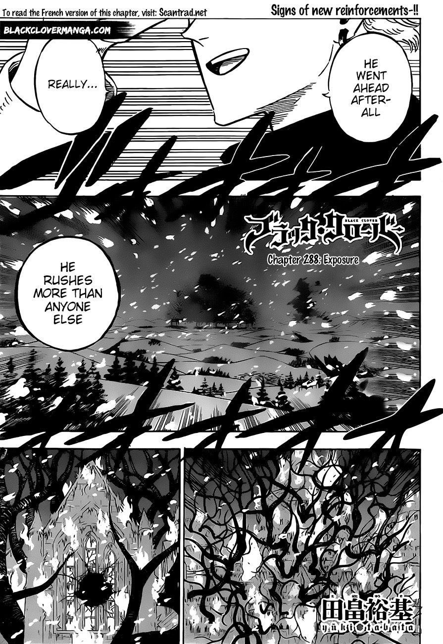 Black Clover Chapter 288 page 1 - Chapter 288: Manifest