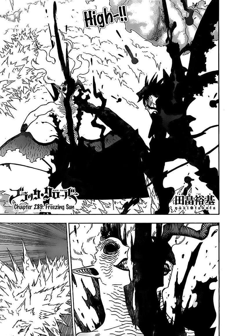 Black Clover Chapter 289 page 1 - Chapter 289: Freezing Sun