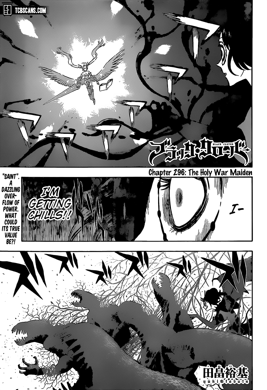 Black Clover Chapter 296 page 1 - Chapter 296: The Sacred Valkyrie