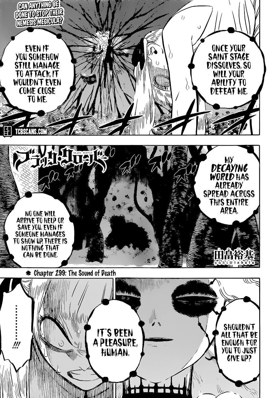 Black Clover Chapter 299 page 1 - Chapter 299: The Sound of the End