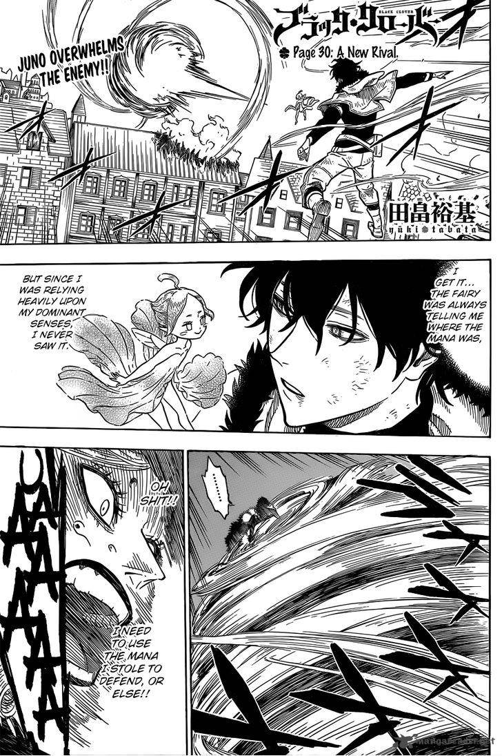 Black Clover Chapter 30 page 1 - Chapter 30: A New Rival