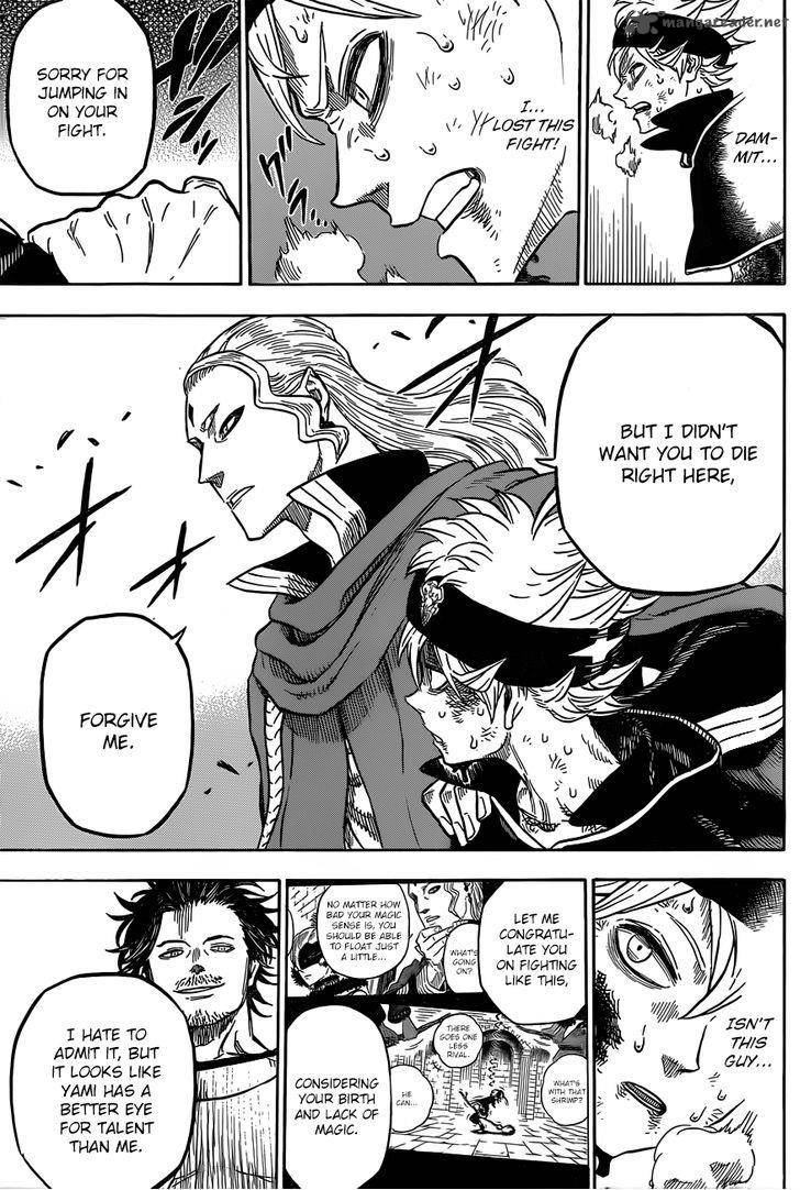 Black Clover Chapter 30 page 16 - Chapter 30: A New Rival