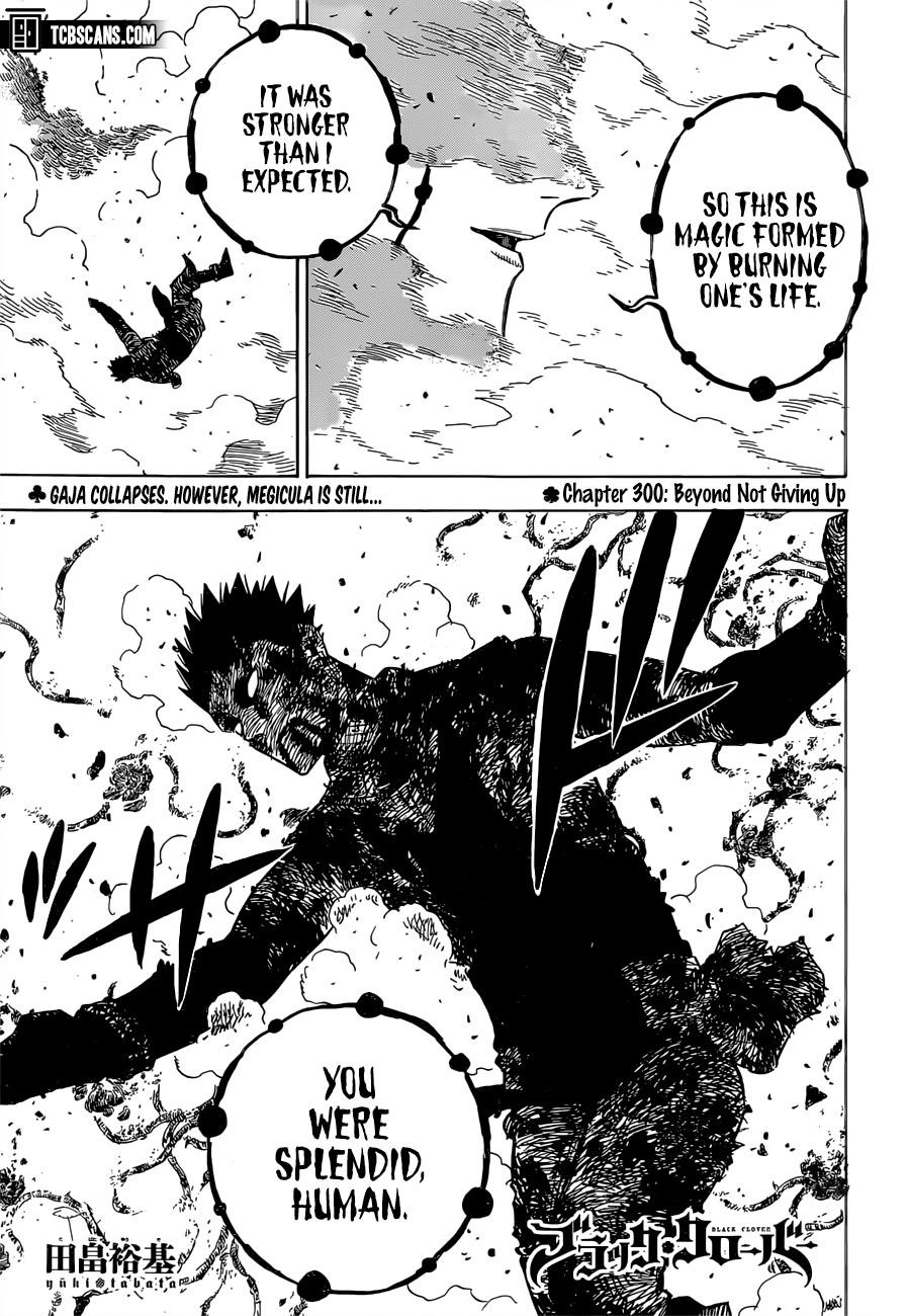Black Clover Chapter 300 page 1 - Chapter 300: Beyond Tenacity