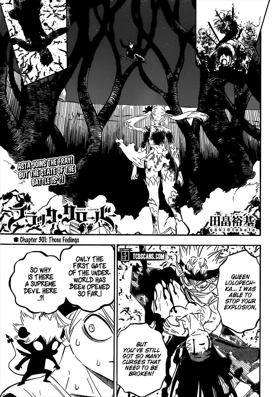 Black Clover Chapter 301 page 1 - Chapter 301: Those Feelings