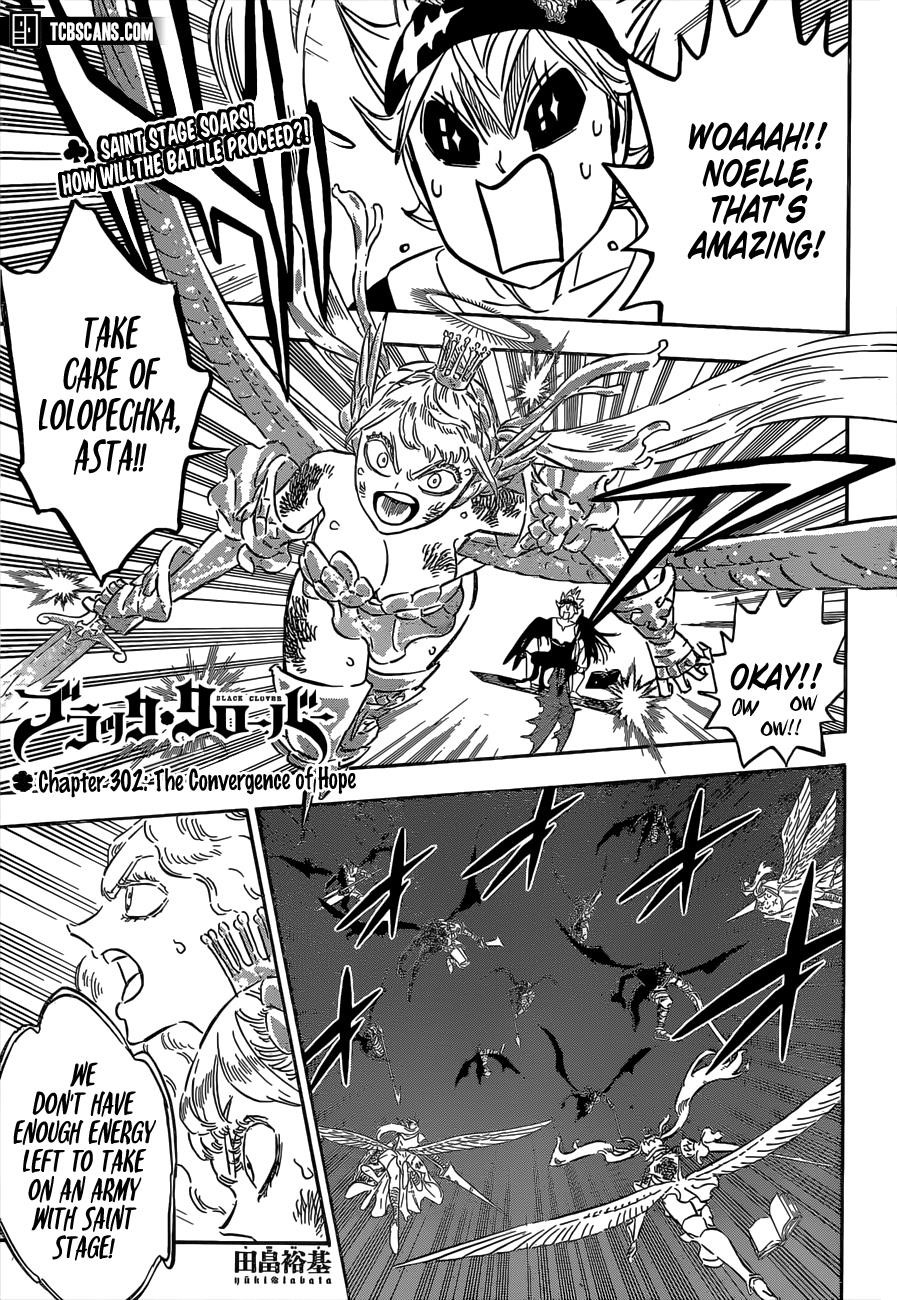 Black Clover Chapter 302 page 1 - Chapter 302: Convergence of Hope