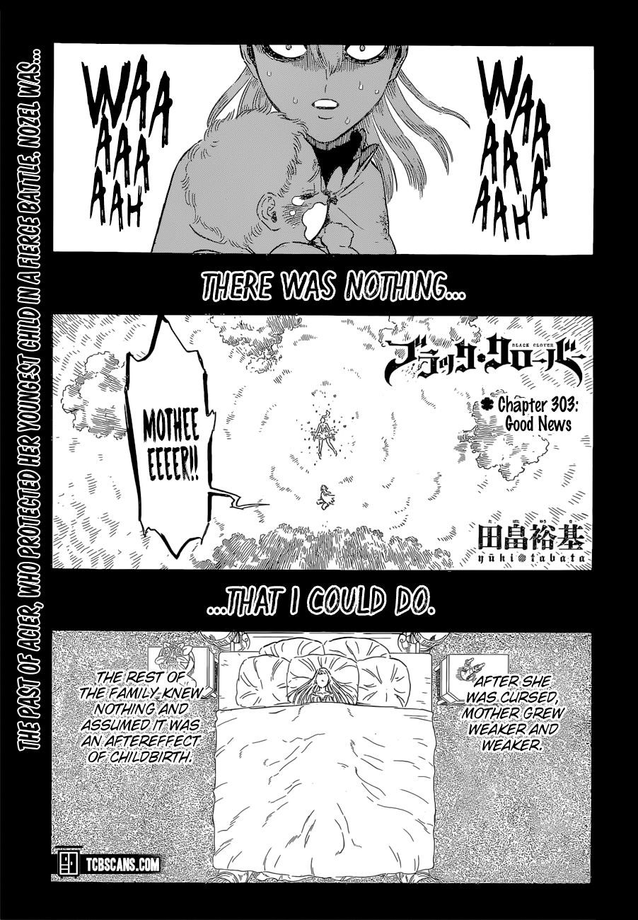 Black Clover Chapter 303 page 1 - Chapter 303: Glad Tidings