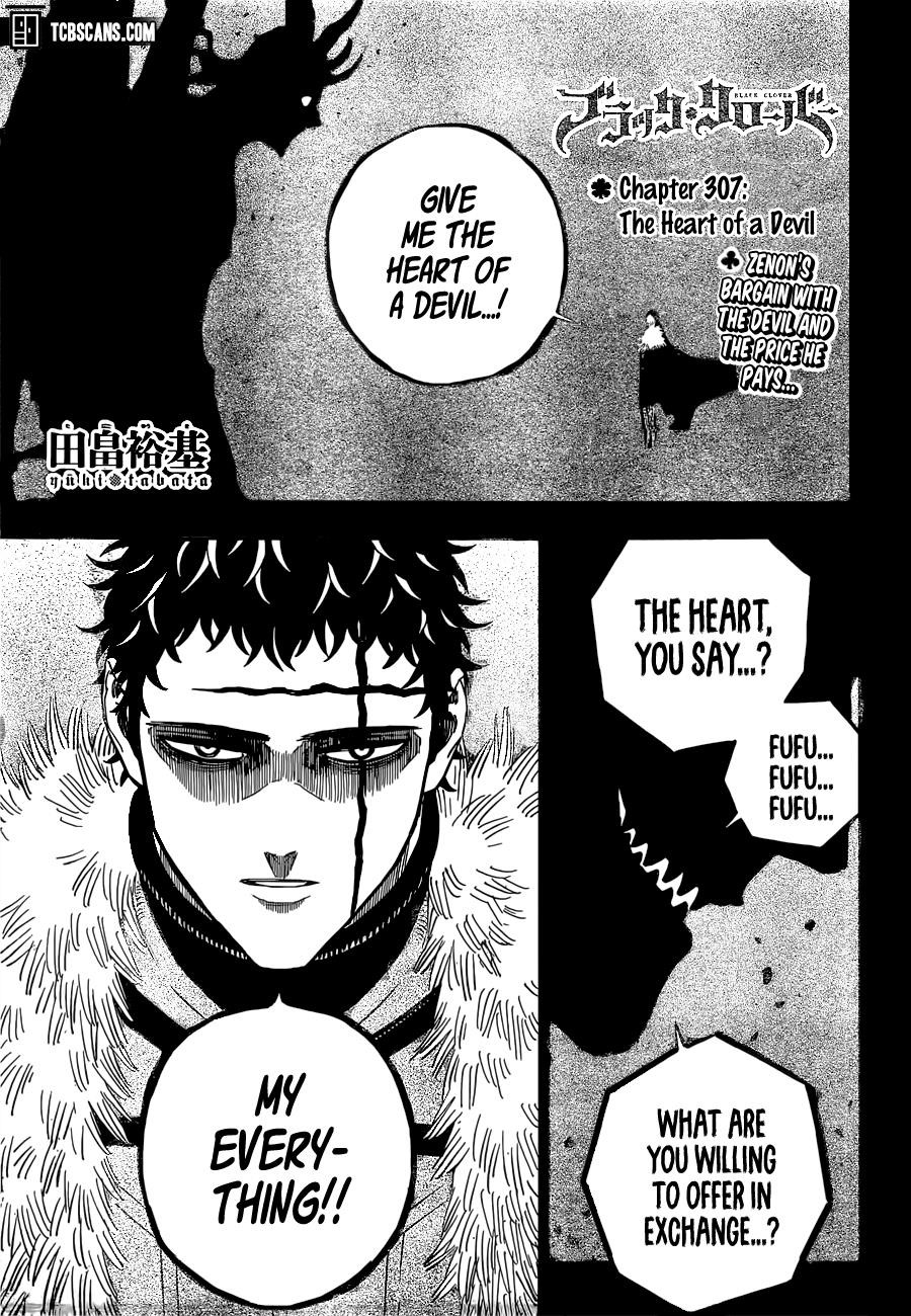 Black Clover Chapter 307 page 1 - Chapter 307: A Devil's Heart