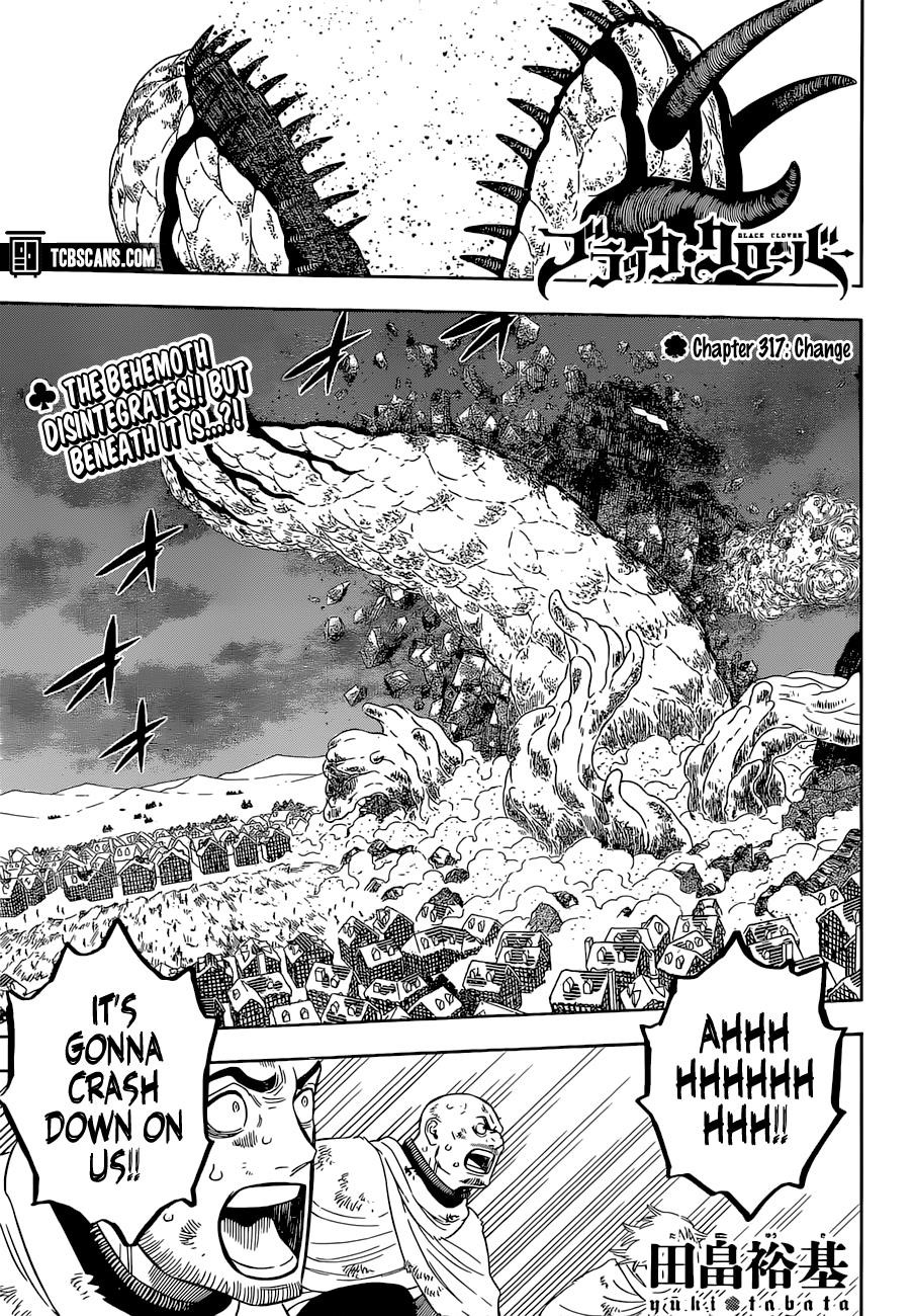 Black Clover Chapter 317 page 1 - Chapter 317: Change