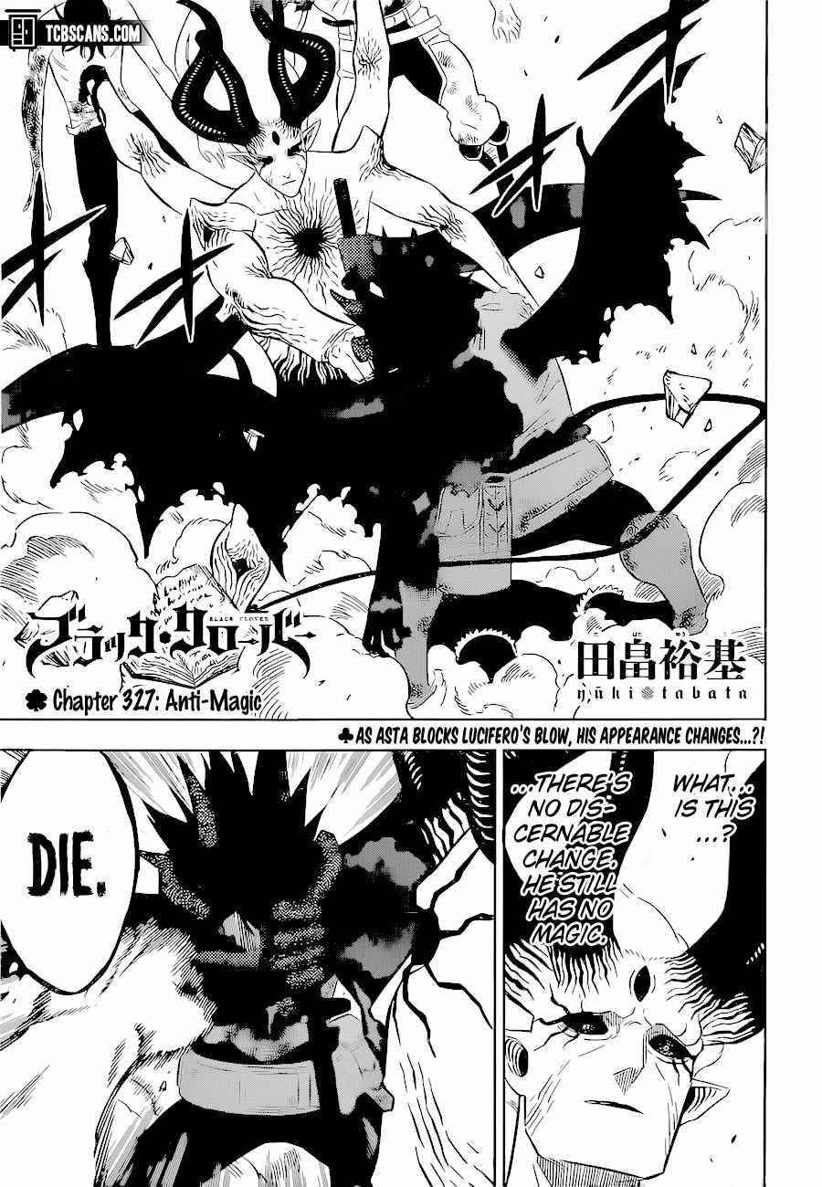 Black Clover Chapter 327 page 1 - Chapter 327: Anti Magic