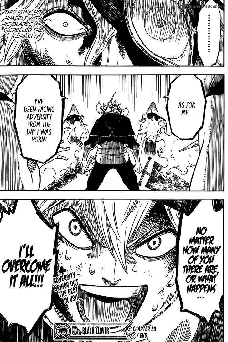 Black Clover Chapter 33 page 17 - Chapter 33: Adversity