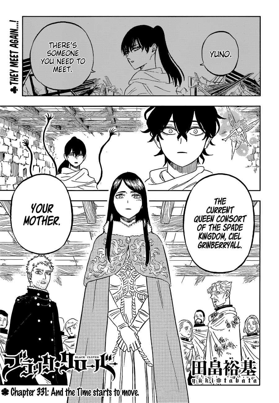 Black Clover Chapter 331 page 1 - Chapter 331: And the Time starts to move.