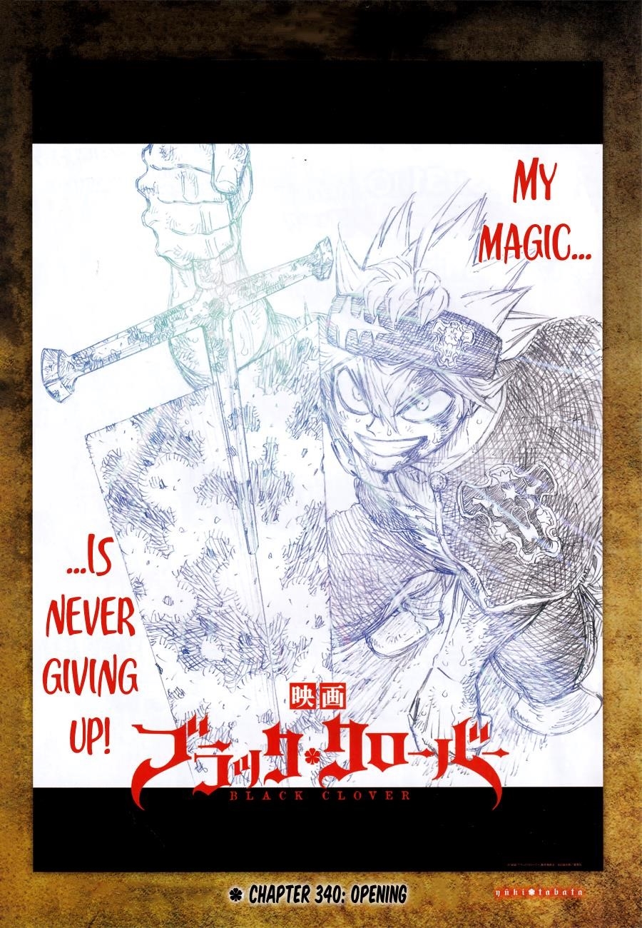 Black Clover Chapter 340 page 1 - Chapter 340: An Opening