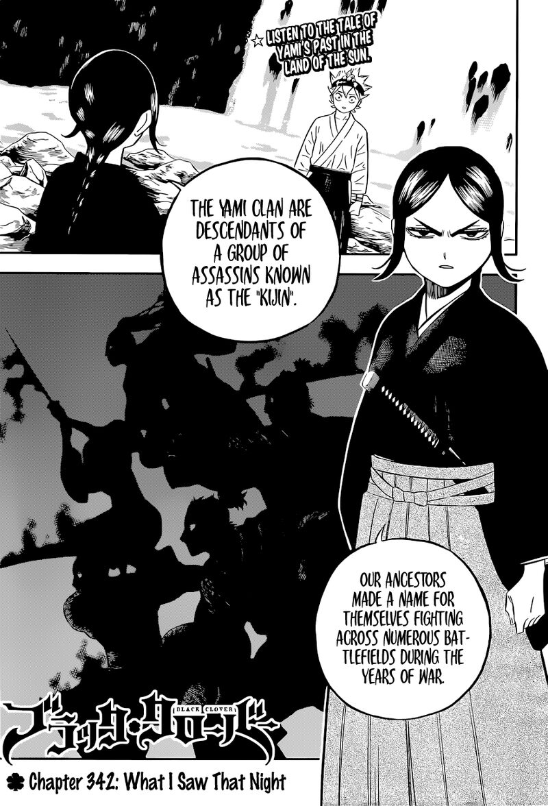 Black Clover Chapter 342 page 1 - Chapter 342: Watch the Night