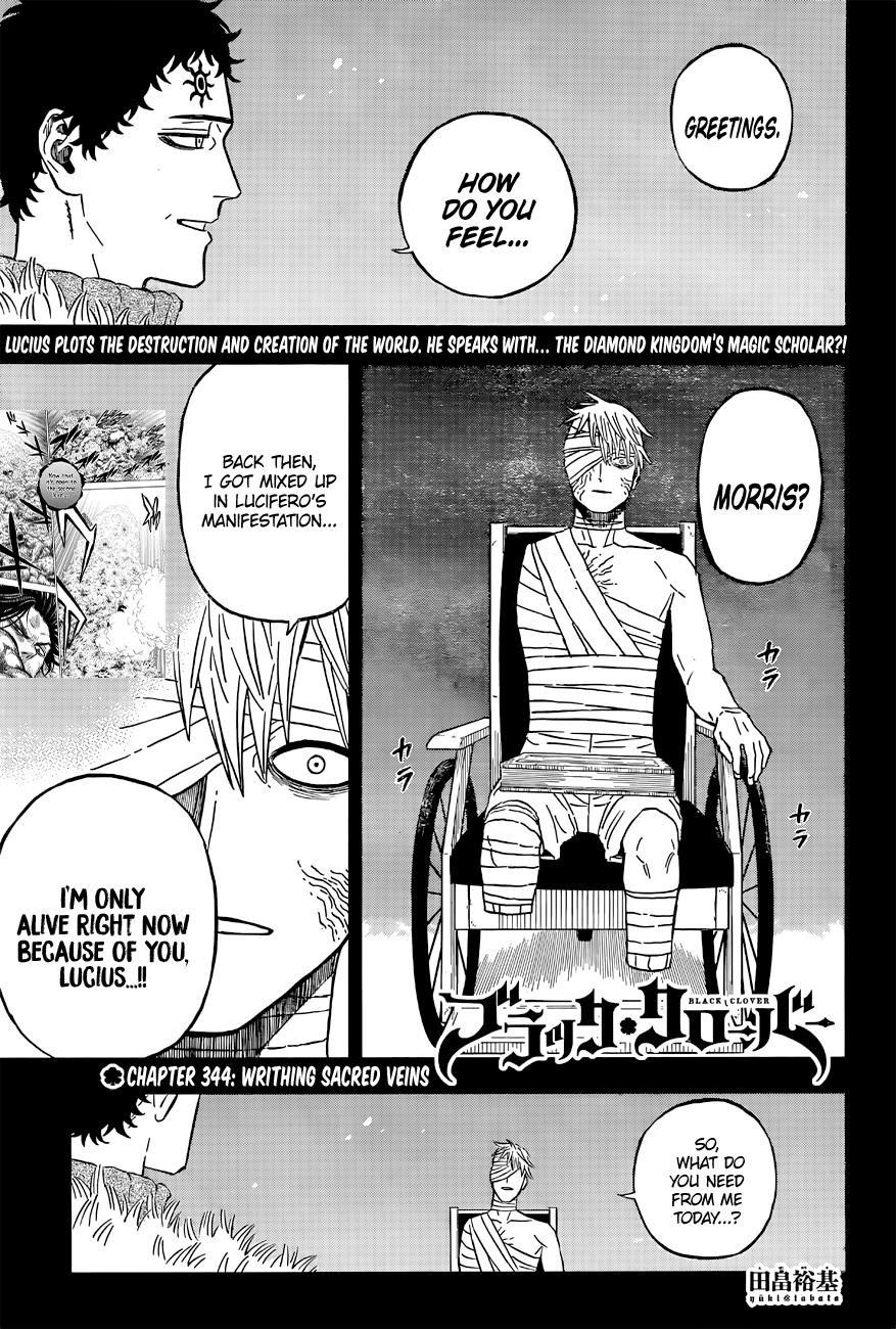 Black Clover Chapter 344 page 1 - Chapter 344: Writhing Sacred Pulse