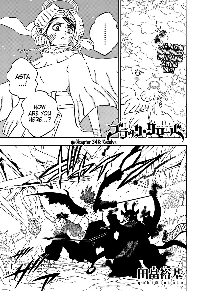Black Clover Chapter 348 page 1 - Chapter 348: Determined