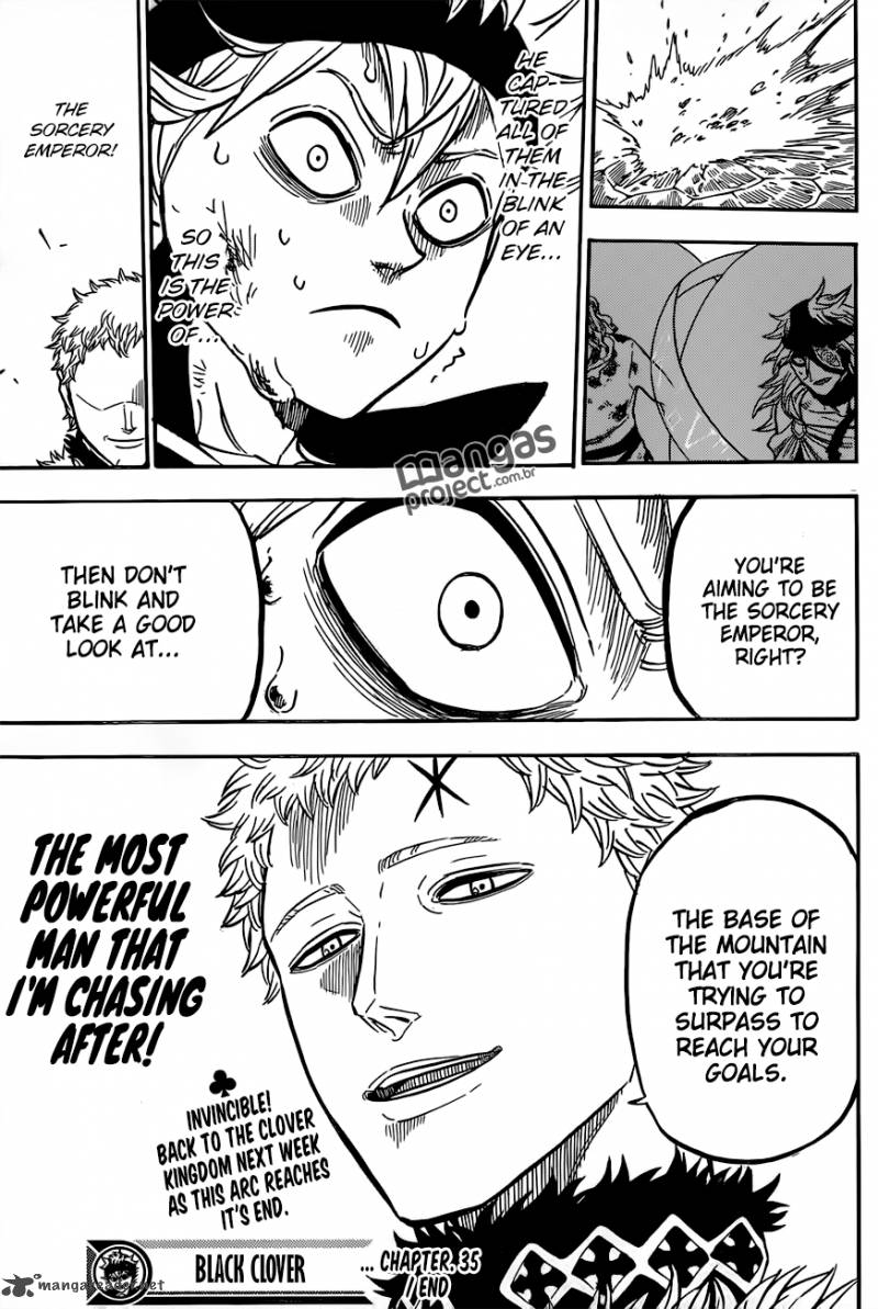 Black Clover Chapter 35 page 18 - Chapter 35: The Strongest Man