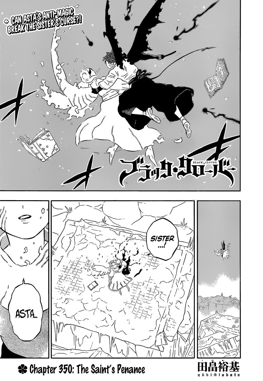 Black Clover Chapter 350 page 1 - Chapter 350: The Holy Woman's Confession